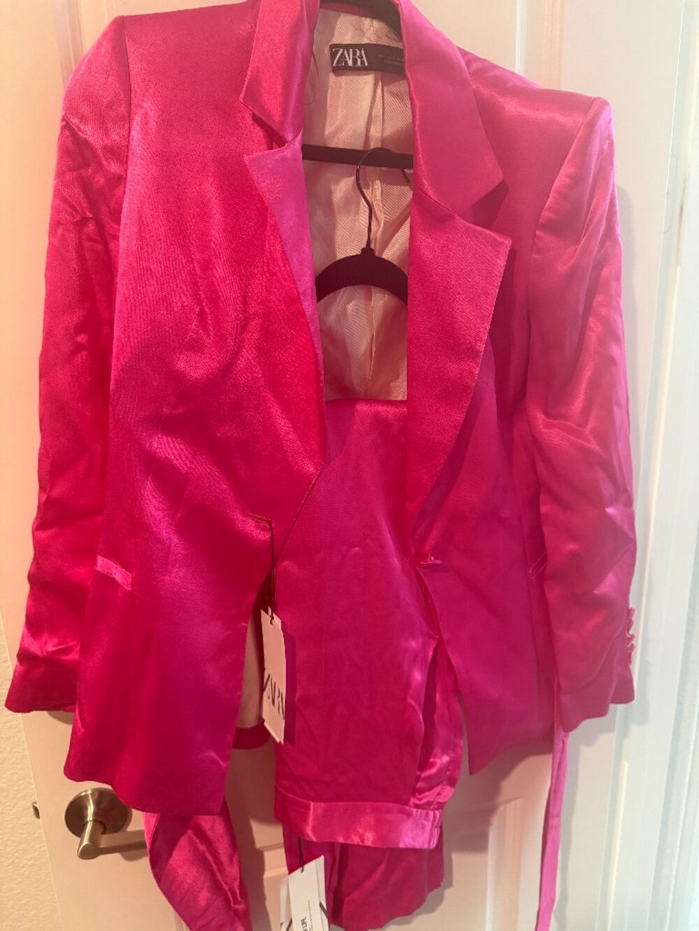Zara Pink Women Suit